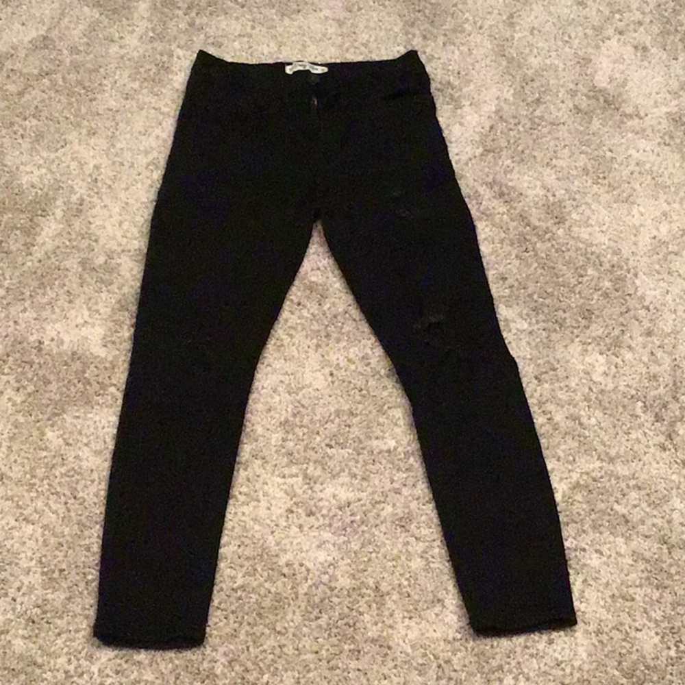Black skinny jeans